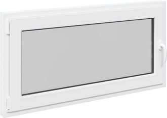vidaXL Color Interno De Ventana De S&oacute;tano Blanco Risor 120 X 60 Cm Vidaxl