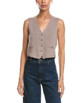Cinq &agrave; Sept Cinq &Agrave; Sept Mykah Cashmere Vest