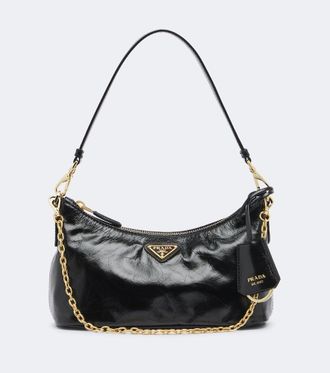 Prada Mini leather shoulder bag