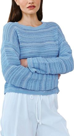 Bella Dahl Textured Crewneck Sweater