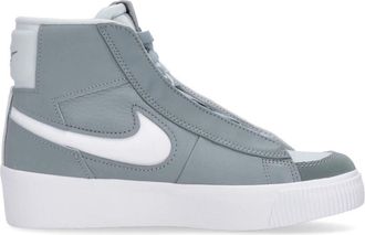 Nike Groene High-Top Sneakers met Verborgen Veters - Heren - Fitnessschoenen - Grijs - 39 EU - Leer - Fitness
