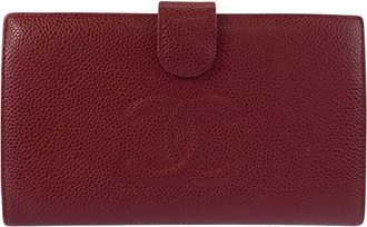 Chanel Brown Others Coco Mark Long Wallet (Authentic Pre-Loved)