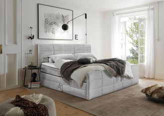 ED EXCITING DESIGN Boxspringbett »Bolivia« harte Seite mit Kokosmatte, weiche Seite mit Filzabdeckung