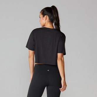 Tavi Crop Tee in Ebony at Nordstrom, Size Xx-Large