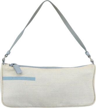 Prada Sports Blue Canvas Handbag (Pre-Owned)