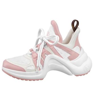 Louis Vuitton (WMNS) LOUIS VUITTON LV Archlight Sneakers White Pink 1ABP72