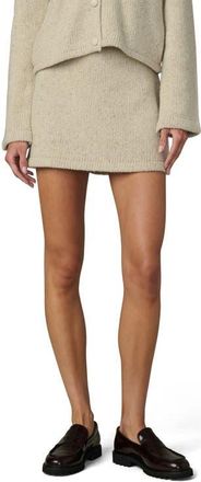Joe's The Lennon Wool Blend Sweater Miniskirt in Stone Marl at Nordstrom, Size X-Large