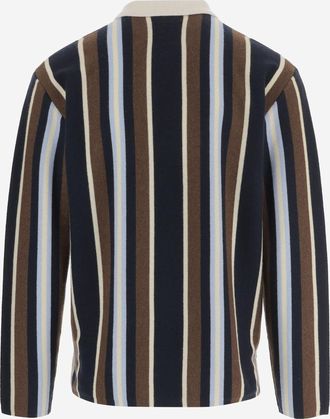 Guest In Residence Mens Polo Shirt Striped Cashmere Multicoloured T-shirts And Polos
