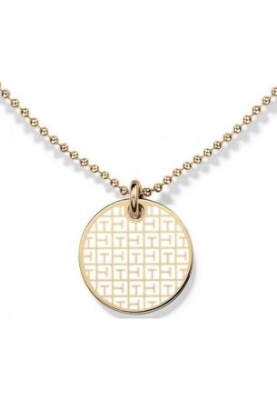 Tommy Hilfiger Womens 2700802 Ladies Necklace - Gold Stainless Steel - One Size