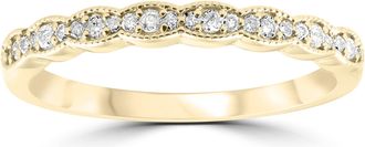 Pompeii3 1/4 cttw Diamond Stackable Womens Wedding Ring 14k Yellow Gold