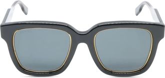 Gucci Occhiali da sole squadrati anni 2020 - Nero