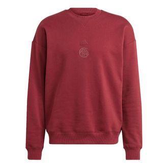 adidas FC Bayern Lifestyler Sweatshirt Burgundy HY3308