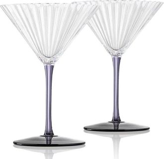 NasonMoretti Juego de 2 Copas Martini