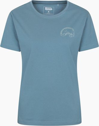Mountain Warehouse Womens Mountain Warehouse Womens/Ladies Tree Ring Relaxed Fit T-Shirt - Navy - Size: 14