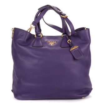 Prada Convertible Square Open Tote schoudertas