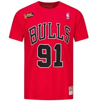 Mitchell & Ness Heren, Sport, Rood, Maat: S