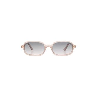 Chlo&eacute; Sunglasses, female, Beige, Size: 53 MM Rectangular Sunglasses