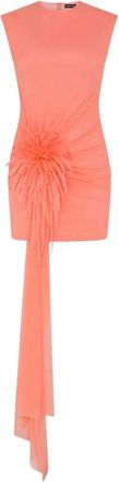 DAVID KOMA David Koma, Dames, Jurken, Roze, Maat: XS Nylon