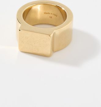 Acne Studios Mens Square logo ring