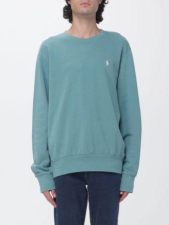 Polo Ralph Lauren Recycled Cotton Blend Crewneck Sweatshirt with Pony Logo