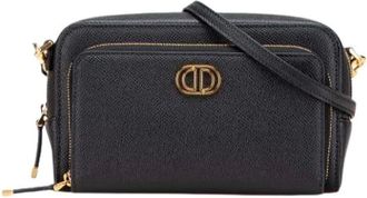 Dior Pre-owned Cross Body Bags, female, Black, Size: ONE SIZE Pre-owned Vintage Leather Cross Body Bag