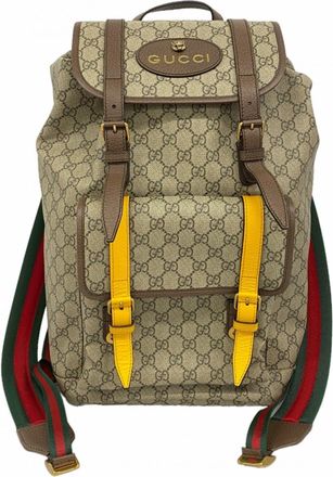 Gucci Brown Pvc Backpack (Pre-Owned)