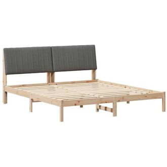 vidaXL Estructura De Cama Marr&oacute;n 180 X 200 Cm Madera De Pino Macizo Vidaxl