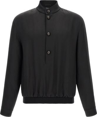 Ermenegildo Zegna Satin Mens Sweatshirt