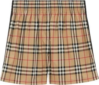 Burberry Dames, Korte broeken, Beige, Maat: XS Katoen