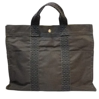 Herm&egrave;s Gray Tote Bag (Pre-Owned)