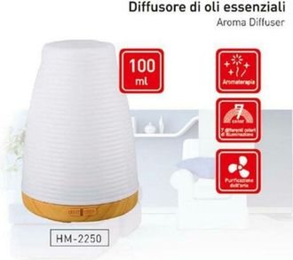 Trade Shop Trade Shop - Diffusore Aromi Oli Essenziali 100 Ml Aromaterapia Profumatore Di Ambiente Casa