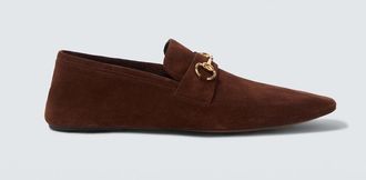 Gucci Ragazzo Horsebit suede loafers