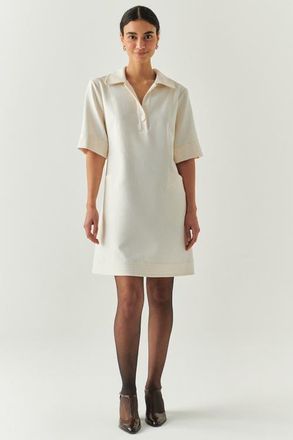 Exquise Janelle Mini Dress in Ecru at Nordstrom, Size Xx-Large