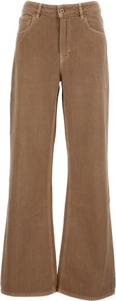 AG - Adriano Goldschmied Straight-Leg Jeans in Classic Beige