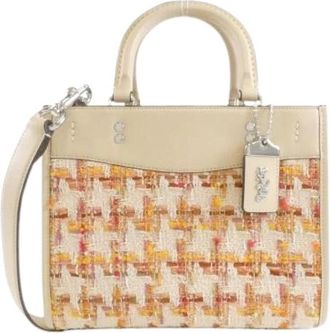 Coach Pre-owned Tweed 2way Bag - Dames - Vintage Handtas - Veelkleurig - ONE Size - Tweed - Vintage