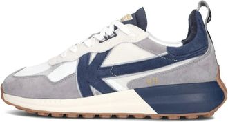 Kaotiko Schoenen, Heren, Veelkleurig, 44 EU, Blauwe Lage Sneakers voor Heren