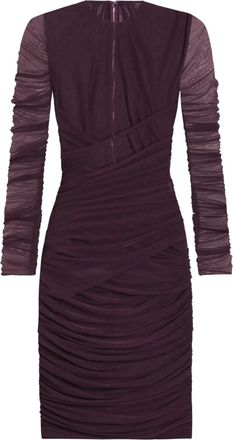 Dolce & Gabbana Abito corto drappeggiato - Viola