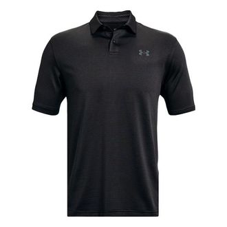 Under Armour Performance Stripe Polo Shirt Black 1361823-001