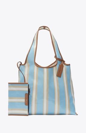 3.1 Phillip Lim Dual Stripe Market Tote in Blue-Pink Multi at Nordstrom