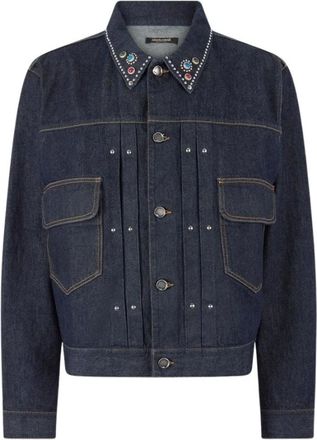 Roberto Cavalli Hombre, Chaquetas, Azul, Talla: XL