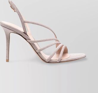 Le Silla glittered crystal strappy sandals