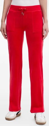 Juicy Couture Trainingsbroek met opgestikte zak en trekkoord - Rood