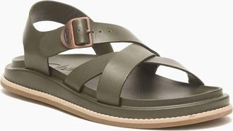 Chaco Womens Townes Sandal In Olive Night