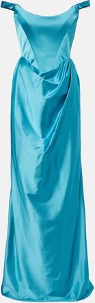 Vivienne Westwood Nova Camille satin bustier gown