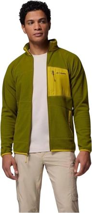 Columbia Fitness, Heren, Groen, XL, Polyester, Fast Trek Overlay Full-Zip Fleece Jas