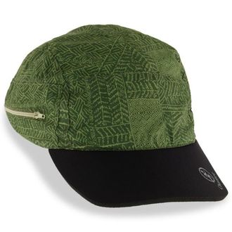 Chaskee Zuma Zip-In Tribal Print Cap - Unisex | oliv
