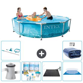 Intex Piscina Con Estructura Redonda - 305x76 Cm - 8-piezas S20377