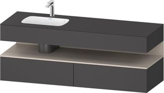 Duravit Qatego Lavabo Encastrado Con Base De Lavabo Consola, - Duravit