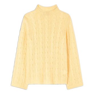 Guest In Residence Jersey de cuello alto ligero - Knitwear - Mujer - Amarillo - M