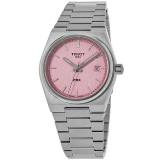 Tissot PRX 35mm Pink Dial Stainless Steel Womens Watch T137.210.11.331.00